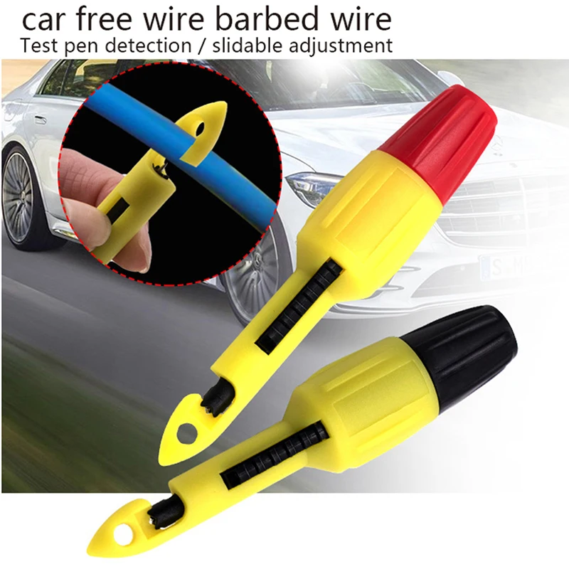 Non-breaking Detection of Car Electrical Circuit Puncture Needle barbed Wire Insulation Piercing Clip Set Circuit Repair Tools