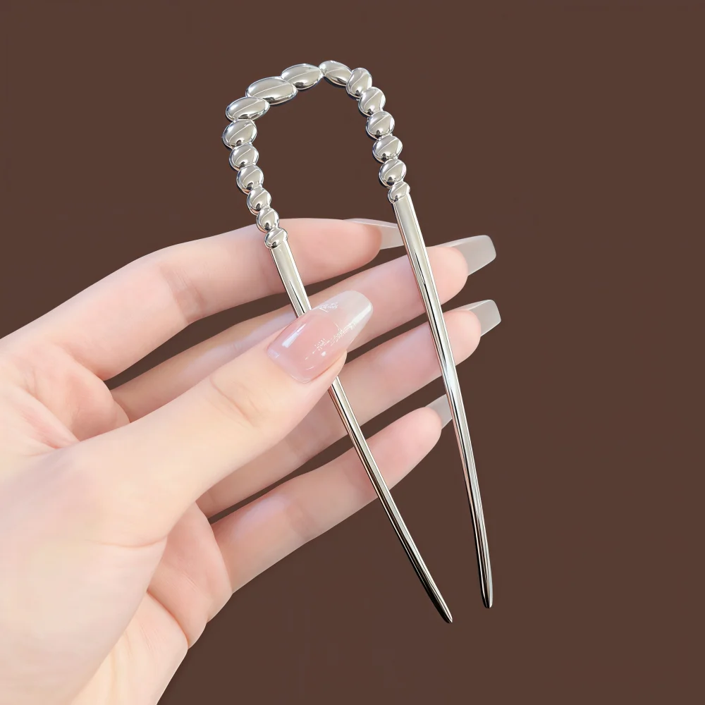 Neue Einfache U-förmige Haarnadel Metall Haar Sticks U Französisch Haar Clips Pins Modische Haar Schmuck Zubehör für Frauen Großhandel