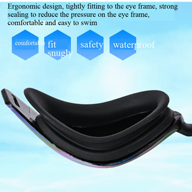 Aromd 25 Professionelle Renn-Schwimmbrille Wasserdicht Beschlagfrei Hochauflösend UV400 Wettkampf-Trainings-Schwimmausrüstung – Detail 14