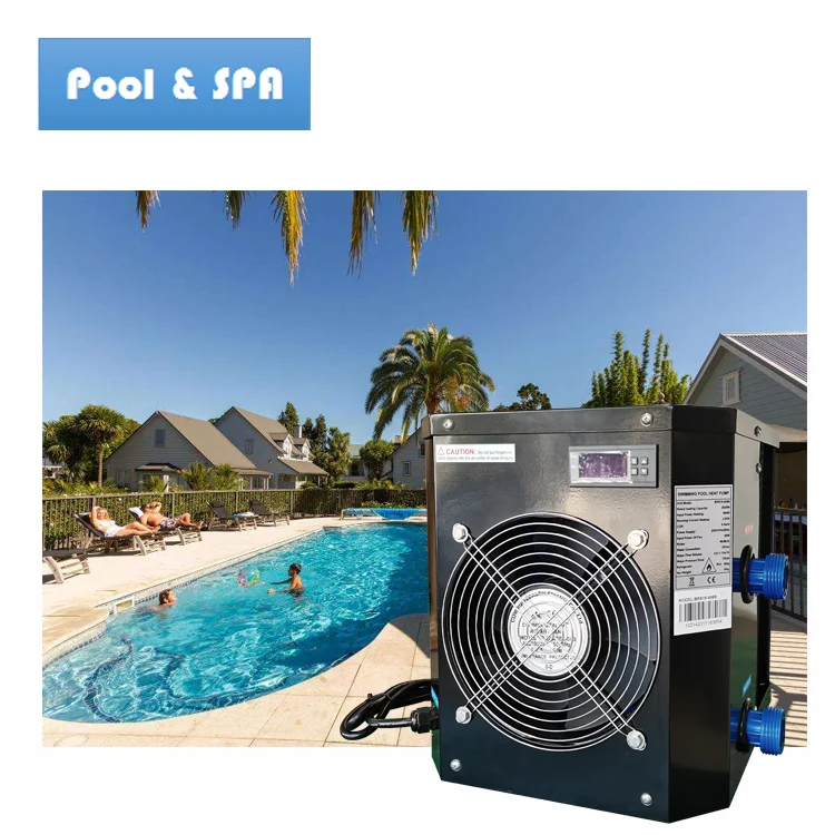 R32 mini size small household portable piscina intex swimming pool heat pump and pool accessories bomba calor para piscina