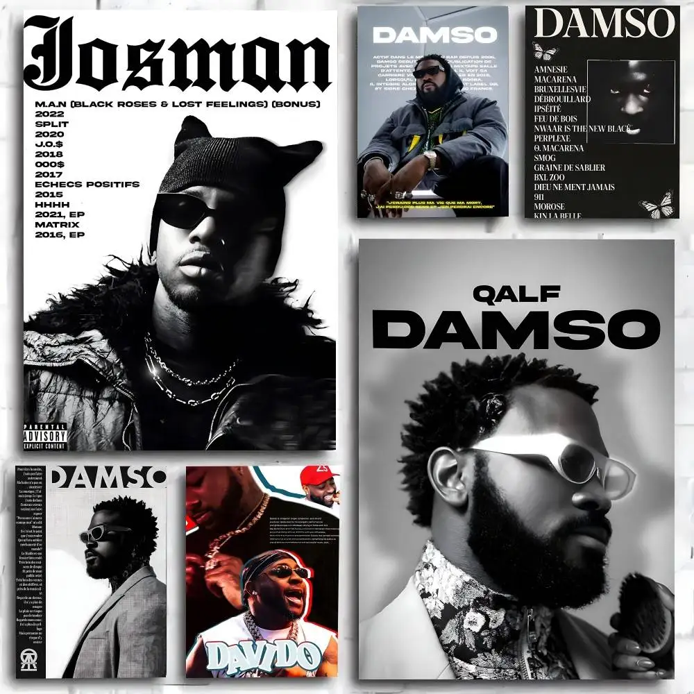 Popular Hot Singer Rapper D-Damso Poster Art Print Anime Style Home Decor Ideal Gift Perfect Room Decor