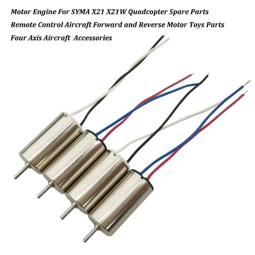 

2 Styles Motor Engine 16.8*8mm Metal Remote Control Aircraft Parts Quadcopter Spare Parts For SYMA X21 X21W Quadcopter