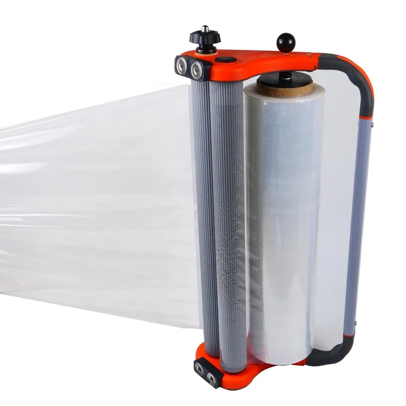 Film Stretcher for Packaging  Stretch Film Wrapping Machine Stretch Film Dispenser