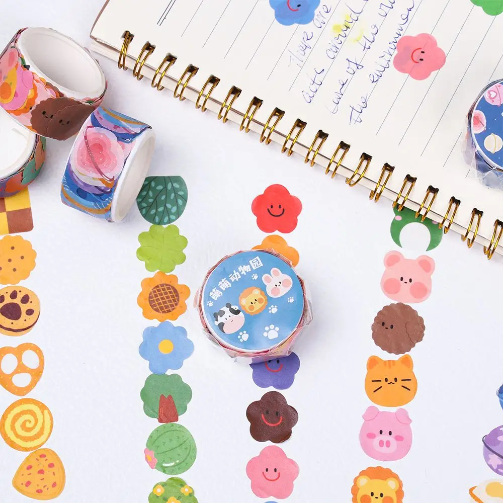School Supplies Kawaii Stationery DIY Washi Tape Diary Label Scrapbooking Sticker Sticky Paper