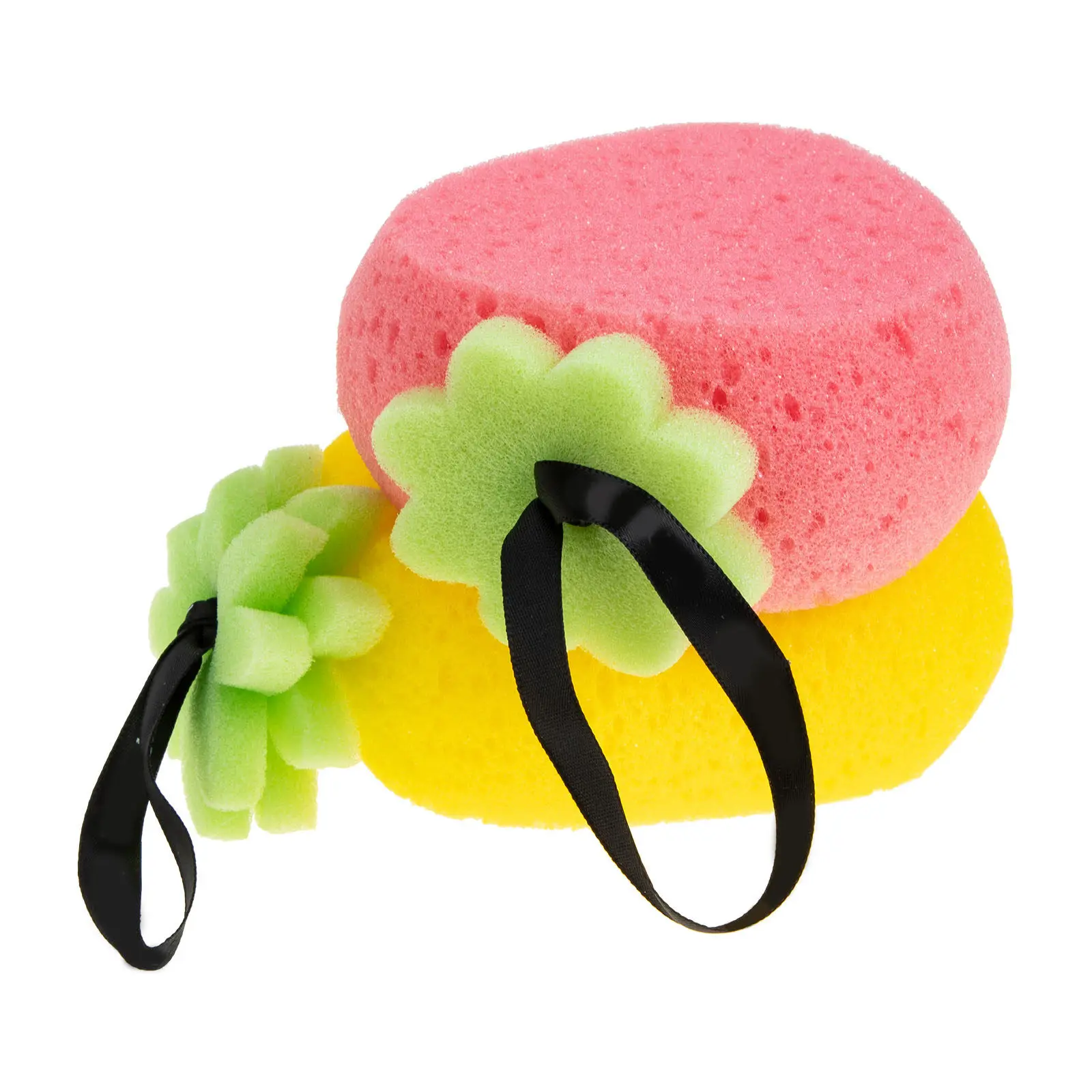 5Pcs Baby Bath Scrubber Fruit Shower Tool Convenient Wear-Resistant Body Scrubber Portable Household Bathing Accessory