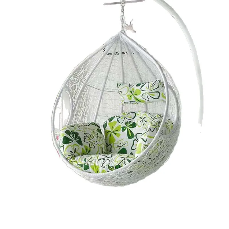 Hanging Basket Rattan Hanging Chair Cradle Hammock Balcony Swing Rocking Chair Indoor Lazy Bird's Nest Outdoor Adult