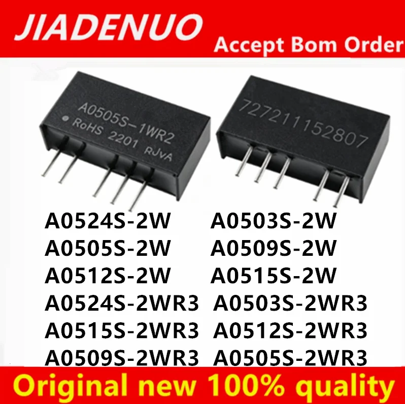 2/PCS A0503S-2W A0505S-2W A0509S-2W A0512S-2W A0515S-2W A0524S-2W A0503S-2WR3 A0505S-2WR3 A0509S-2WR3 A0512S A0515S A0524S -2WR3