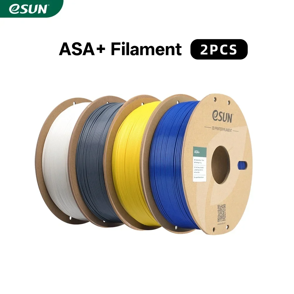 Image of ESUN ASA Plus 2kg 3D-Druckfilament 1kg/Rollen 1,75mm UV- & Stoßfestes Hochgeschwindigkeits-3D-Druckmaterial Geeignet für den Außenbereich Schnelle Lieferung