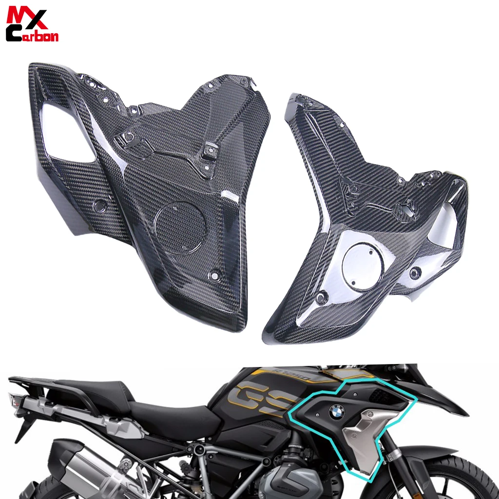 

Боковые панели мотоцикла аксессуары для BMW R1200GS R1250GS 2020 2021 2022 2023 боковой обтекатель из настоящего углеродного волокна