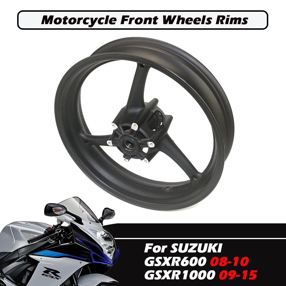 High-Quality Aluminum Motorcycle Front Wheel Rim Change Accessories for SUZUKI GSXR600 2008-2010 & GSXR1000 2009-2015