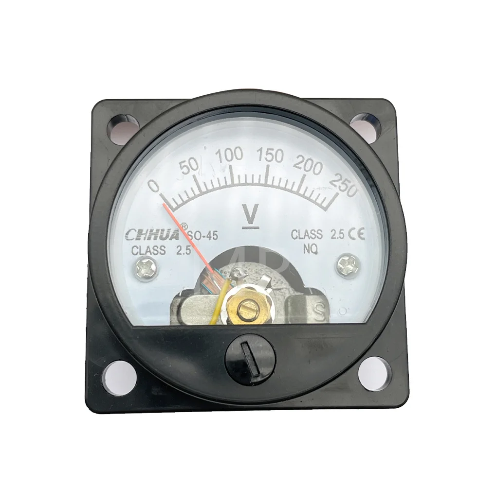 SO-45 DC Anlog Voltmeter voltage panel meter 1V2V3V5V10V15V20V30V40V50V100V150V200V250V300V400V450V500V