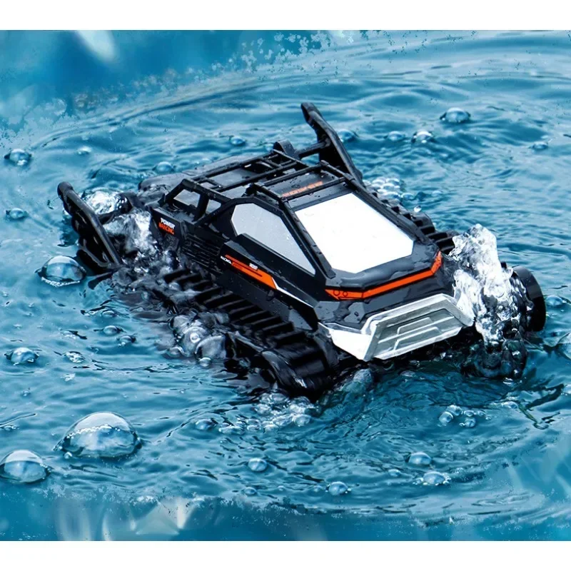 RC Car 2.4G Amphibious  Remote Control Truck Climbing Off Road Waterproof Armored Vehicles Children's Toys