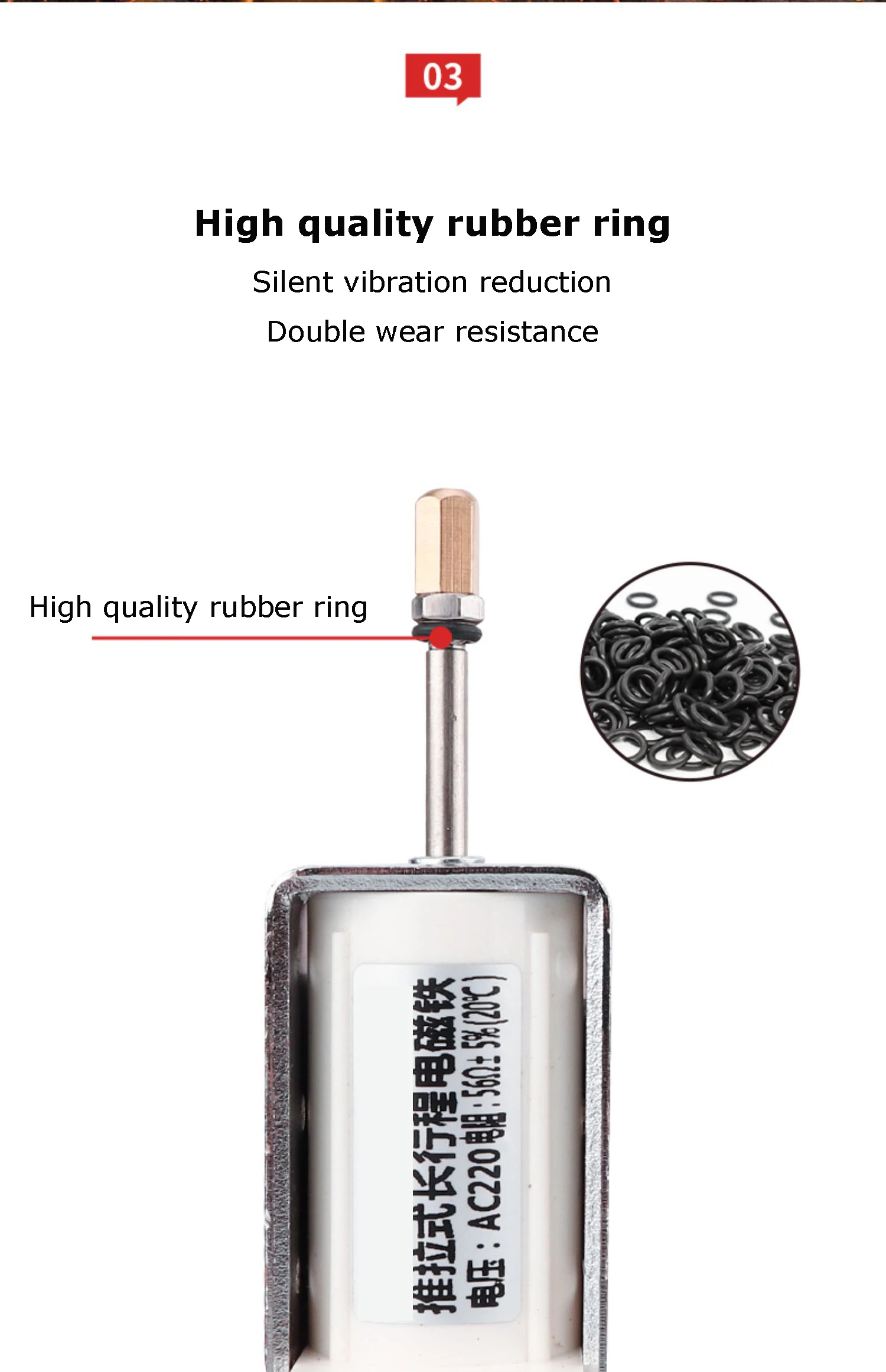 DC 12V 24V AC 220V Self-Reset 60MM Long Stroke Electromagnet Thrust 15KG Push-Pull Electromagnet