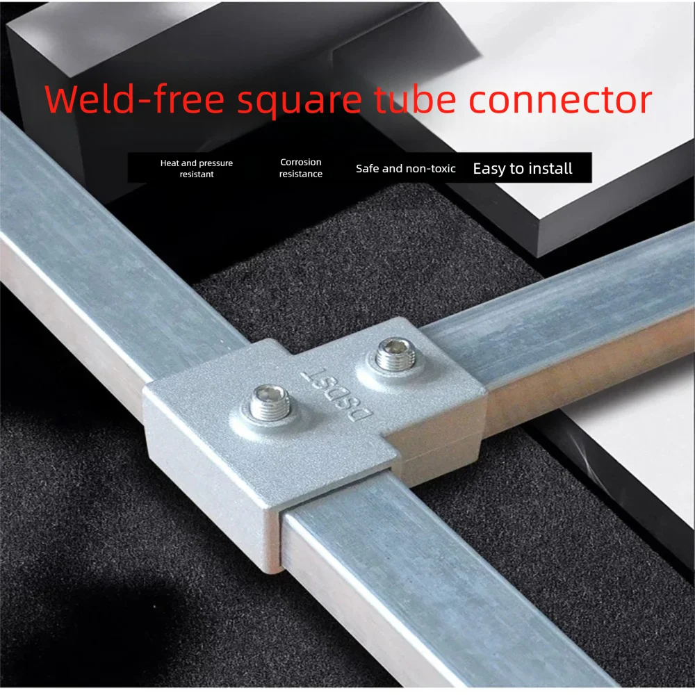 Pipe joints, aluminum alloy square tubes, 3D joints, steel pipes, welding free shelves 20/25/30