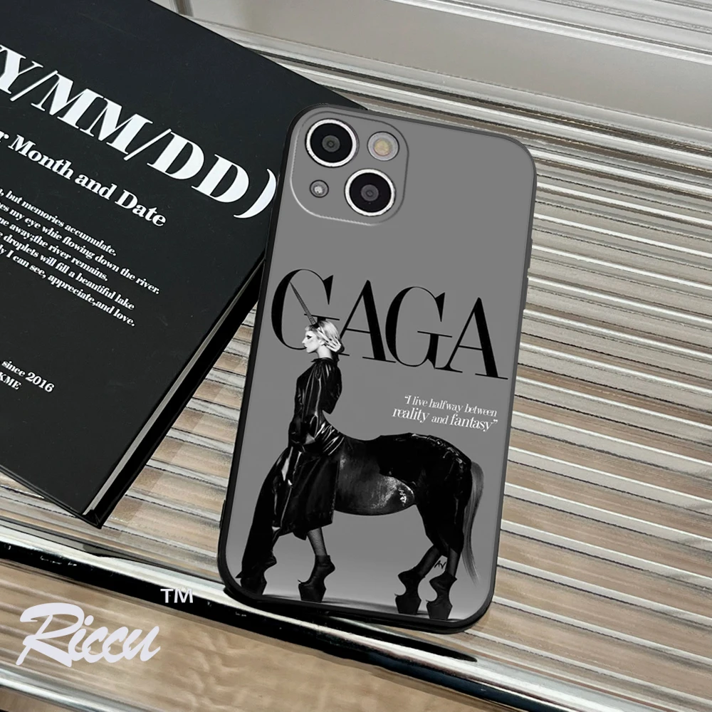 Lady Gaga Singer Phone Case FOR IPhone 14 13 11 12 Pro 8 7 Plus X 13 Pro MAX XR XS MINI SE 2020 Black Covers