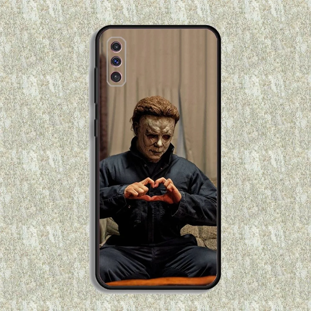 Michael Myers Horror H-Halloween  Phone Case For Samsung S23,23,22,30,21,10,9,Note20 Ultra,Lite,Ultra,5G,Plus,FE,Black Soft Case