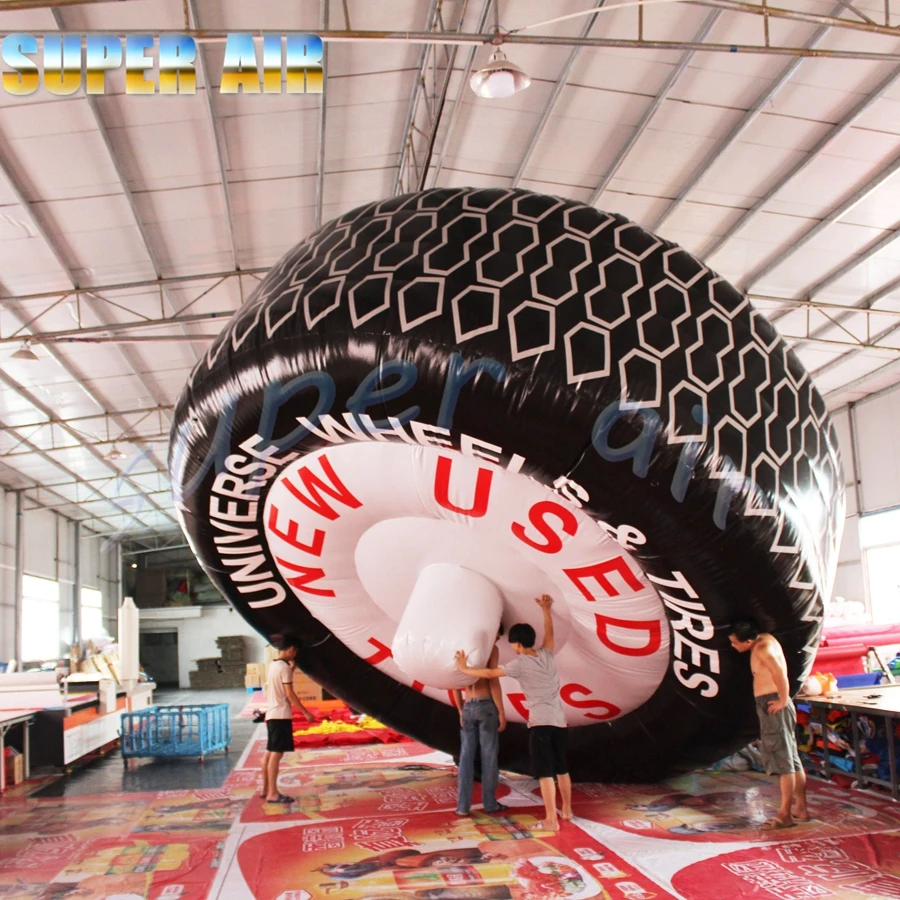 Customized Inflatable Advertisement Air Balloon Model for Trade Show Large Trade Show Balloon Customizable Advertising Tire