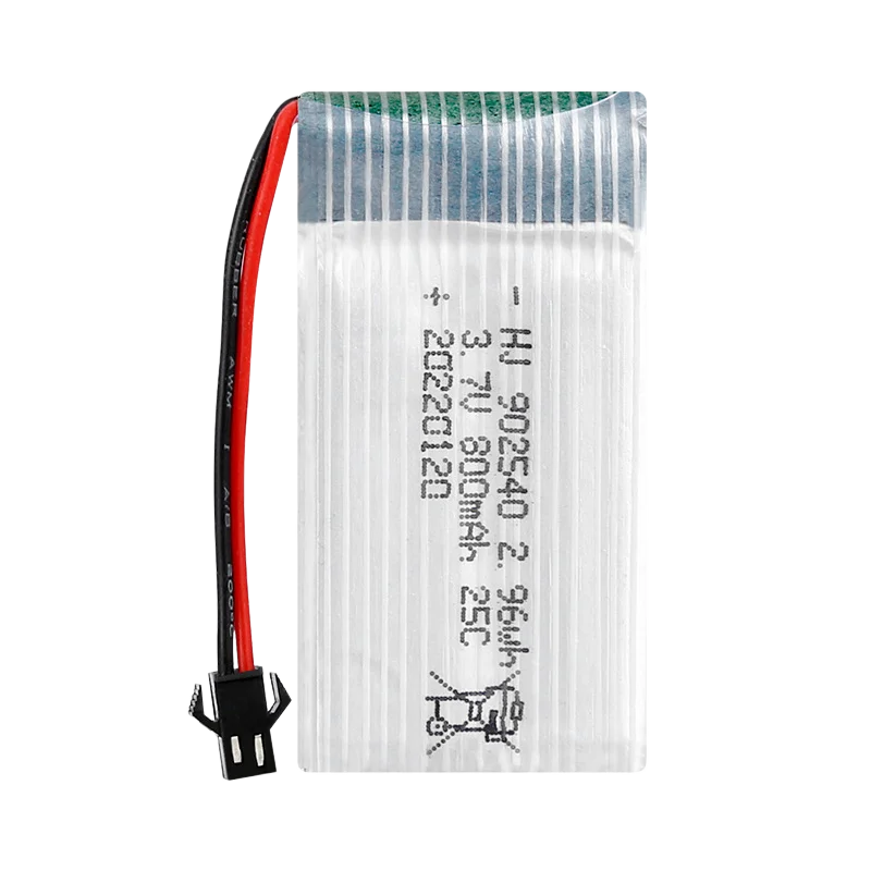 2pcs 3.7V 800mAh 25C 902540 Lipo Battery or Charger for X5C X5SW Drone & Model Aircraft Batteries
