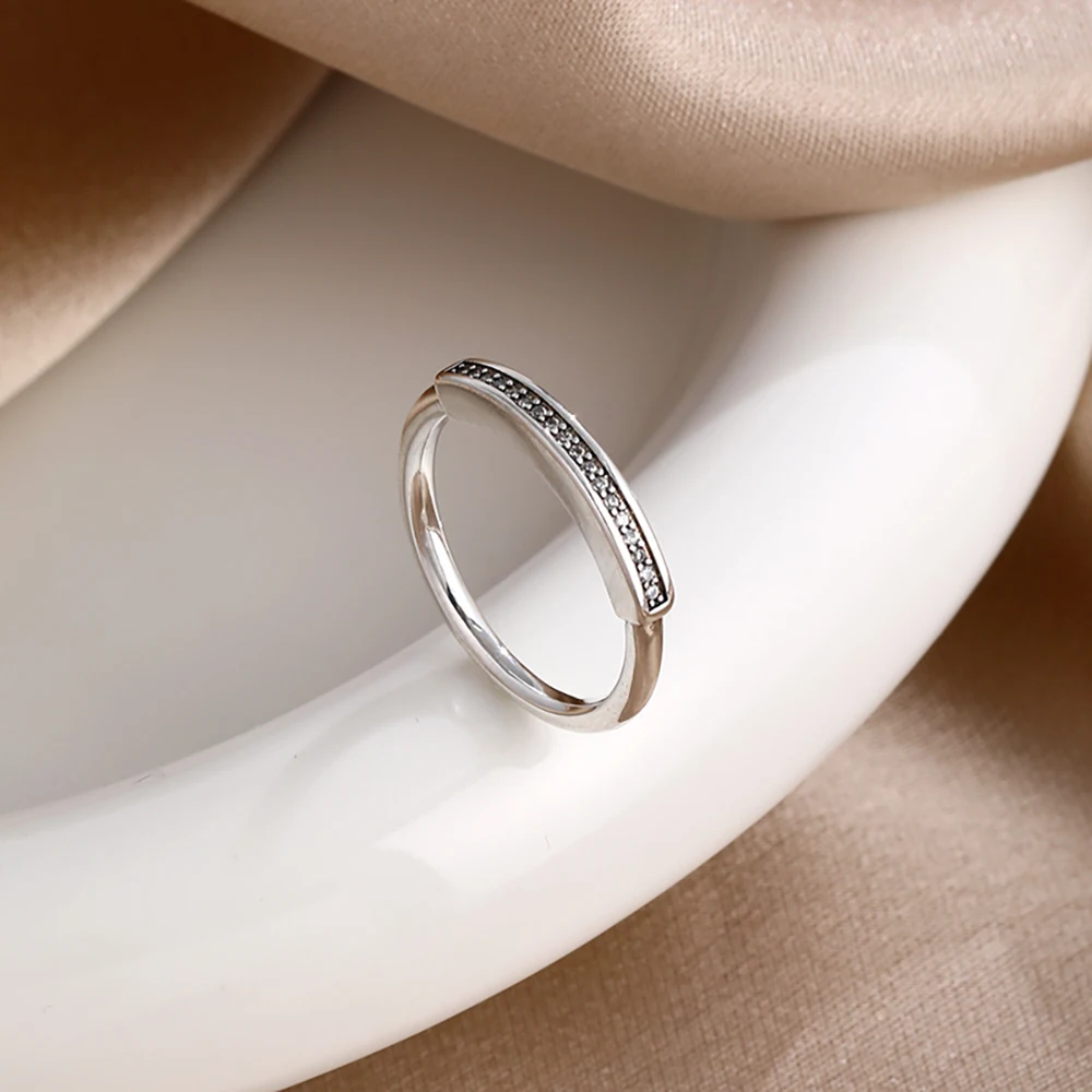 فاخر أصلي 925 فضة المياه الأم تاج القمر الحب خاتم الزواج مجموعة للمرأة مجوهرات حفلة هدية أشياء من 1 دولار #2