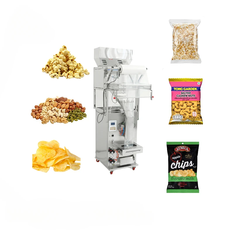 automatic packing corn puff  sugar beans pulses pop corn packaging machine