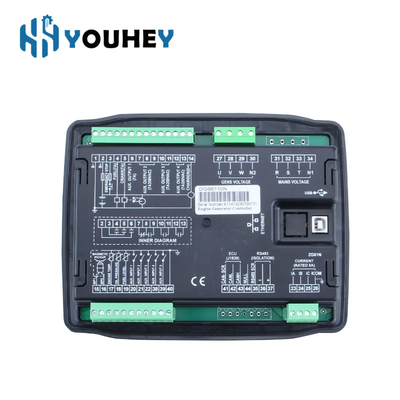 6110n 6120n substituir hgm6110n módulo de controle do gerador dgs 6110n amf painel controlador parada partida automática peças acessórios genset