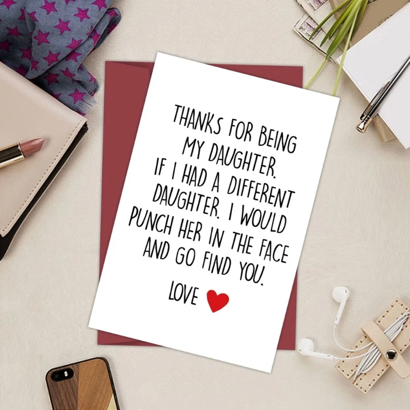 1 комплект, забавная открытка на день рождения с конвертом, поздравительная открытка, подарок на день рождения для вечеринок по