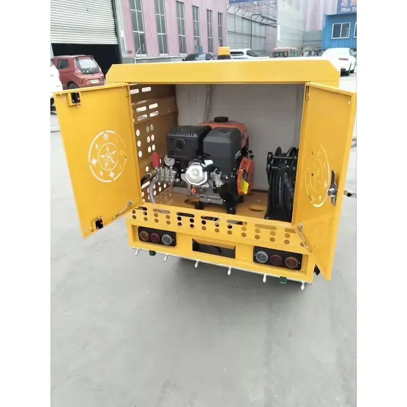 for Electric Tricycle High Pressure Washer 3000W Mobile Cleaning Vehicle with Water Pump Flexible Street Sweeper Tool