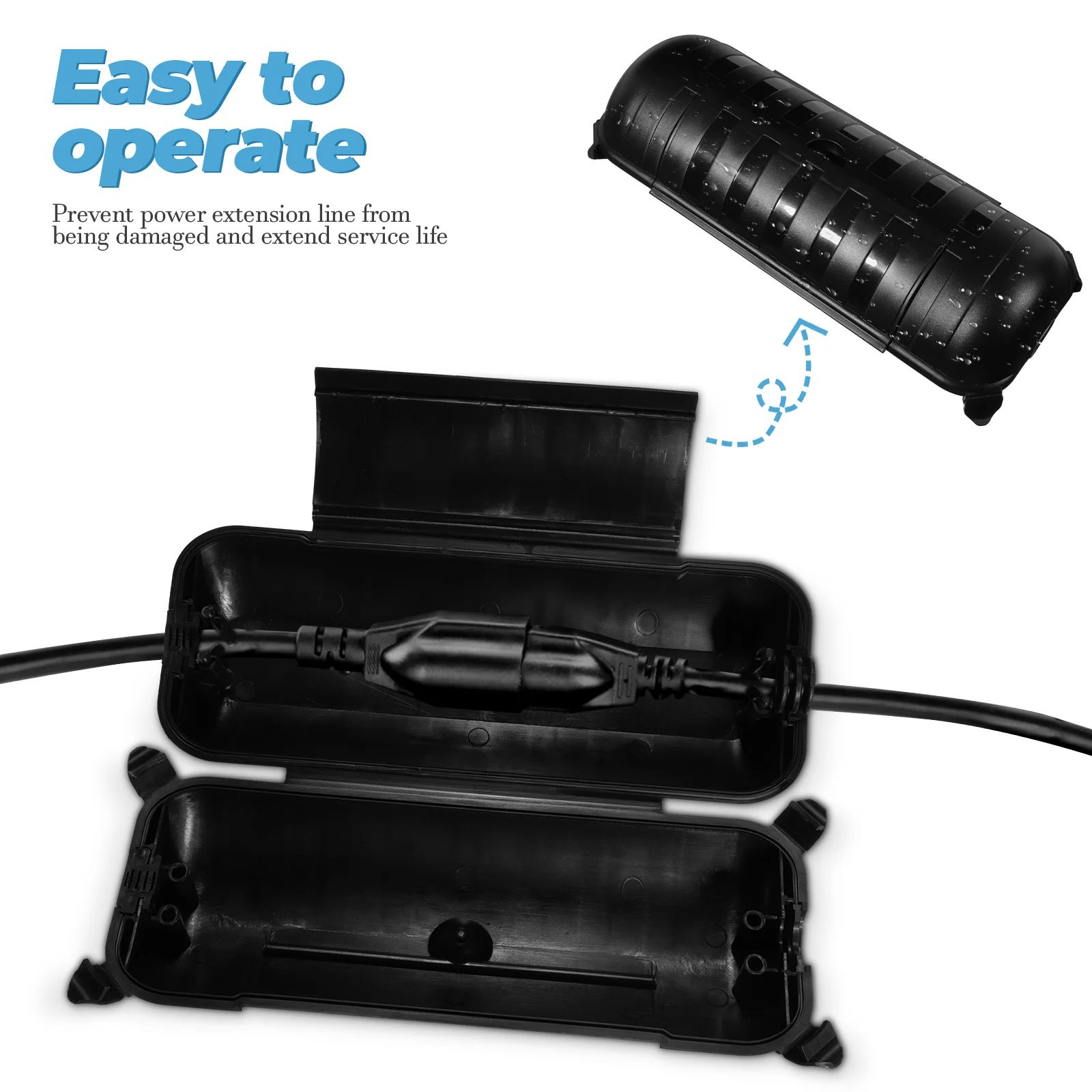

Outdoor Single Extension Wire Cover Green Claws Weatherproof Weatherproof Outlet Cover Electrical Box for Power Cord Protector