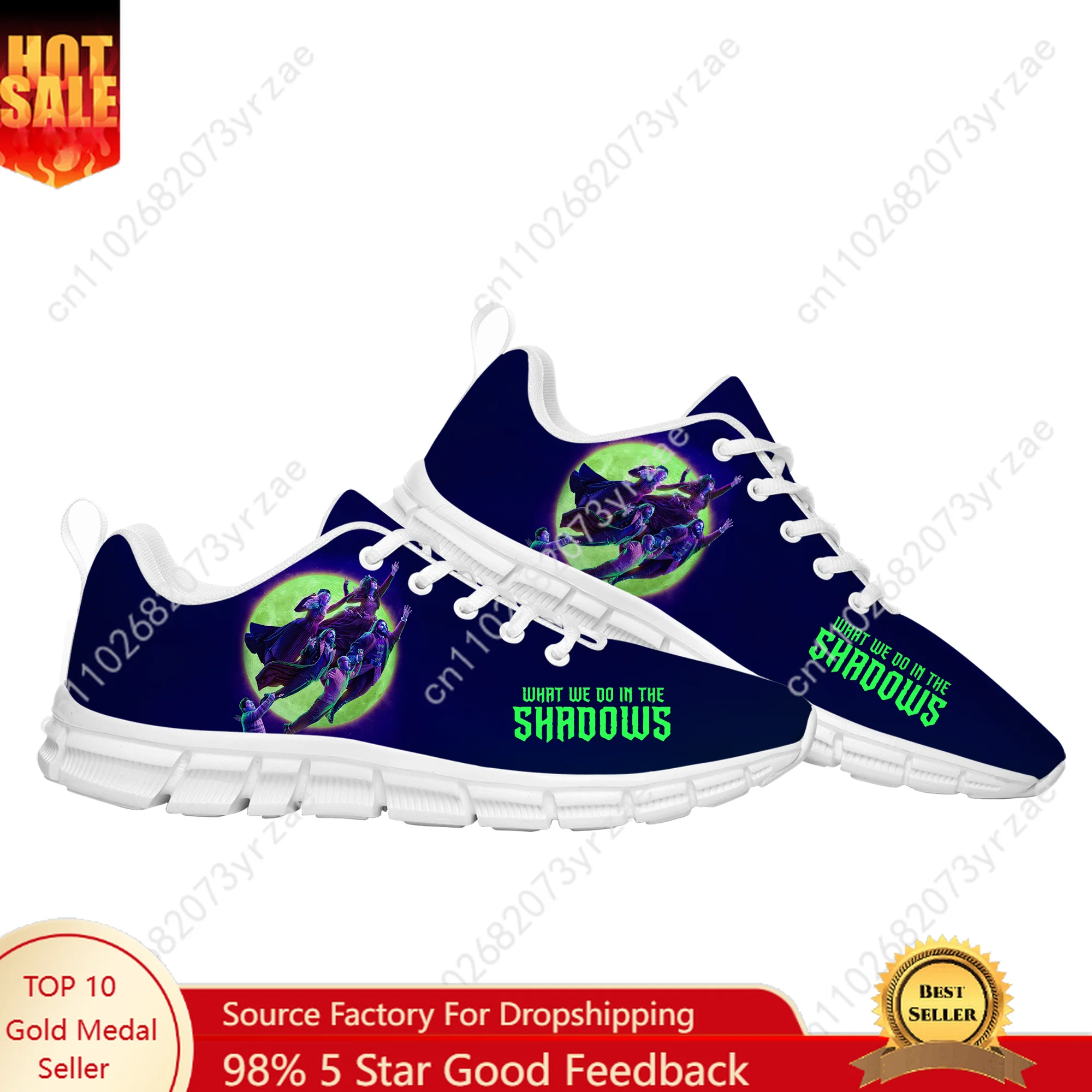 

What We Do in The Shadows Sneakers Mens Womens Teenager Customized Sports Shoes High Quality Fashion Pattern Print Custom Shoes