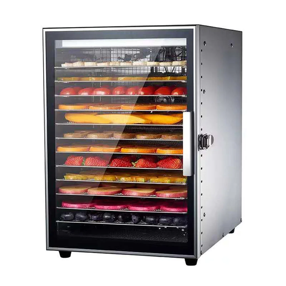 12-layer Fruit Dehydrator Dryer Commercial Stainless Steel Vegetable Deshidratador Food Dried Vegetables Pet Snacks Dehydrator