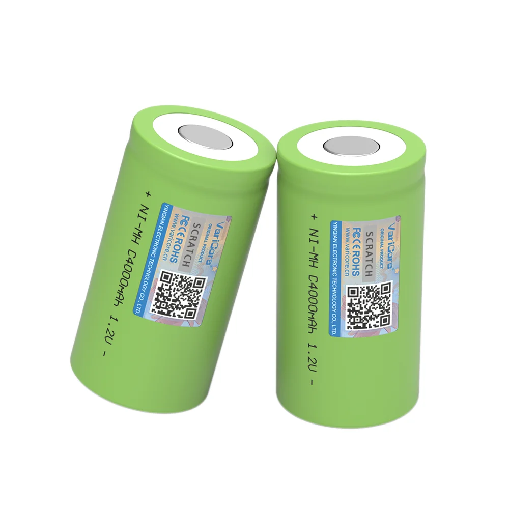 1.2 فولت ni-mh 4000 مللي أمبير بطارية قابلة للشحن C4000 لاختبار مكنسة كهربائية إضاءة الطوارئ تخزين الطاقة الشمسية #6