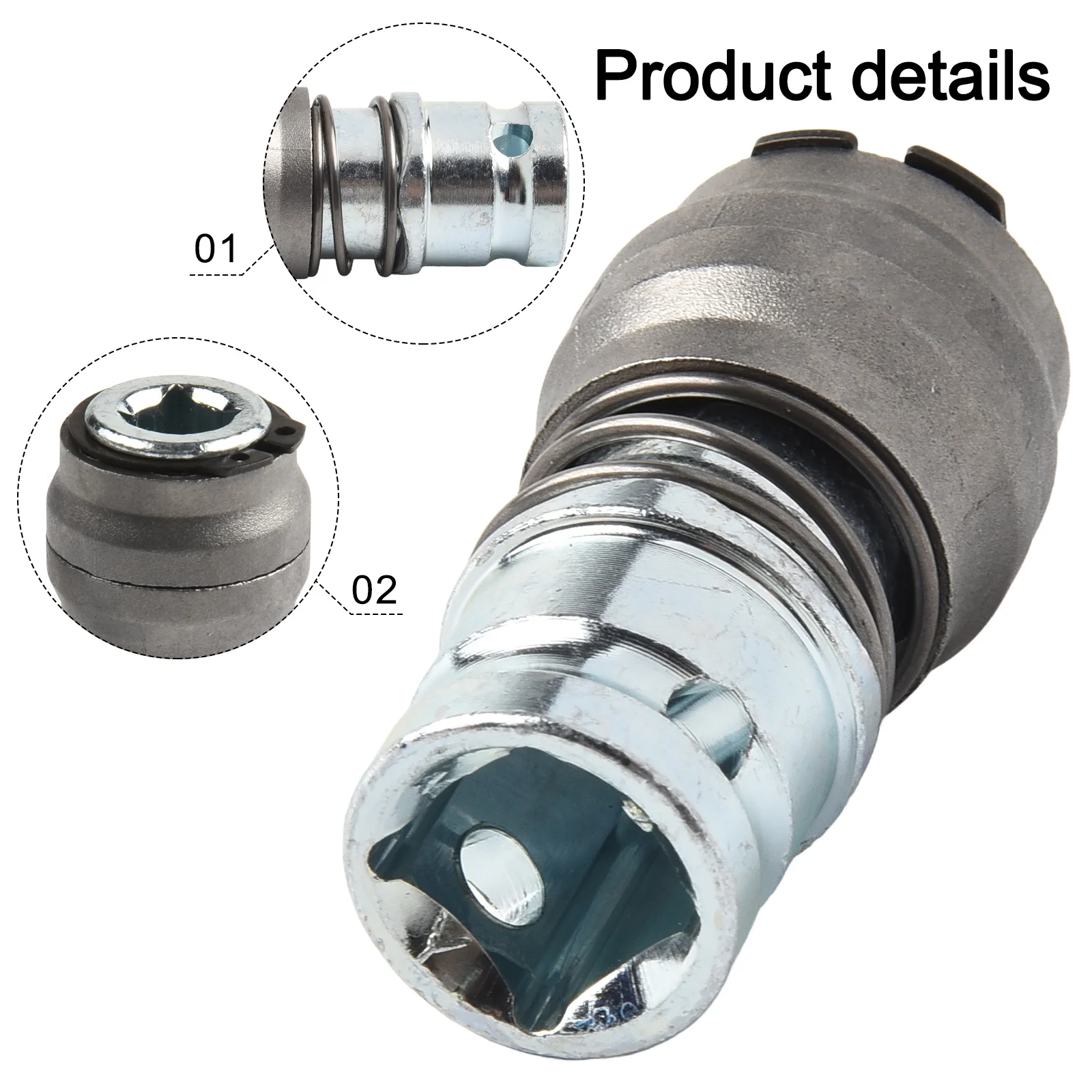Electric Hammer Conversion Adapter Drill Holes Drill Holes Walls Bricks Usage Scenarios Suitable Unused Handle Rust