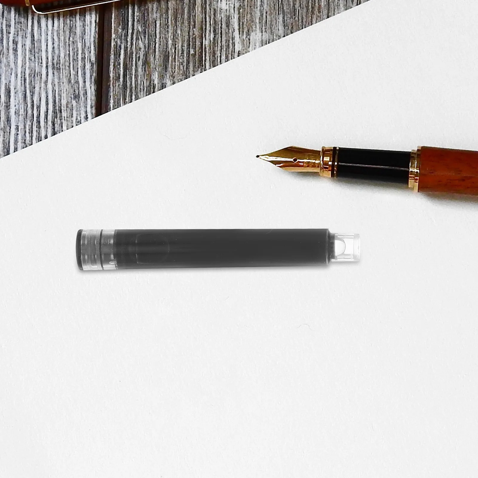 1 セットスムーズな書き心地の万年筆インク詰め替え速乾性交換可能なカートリッジ学生の宿題練習学用品