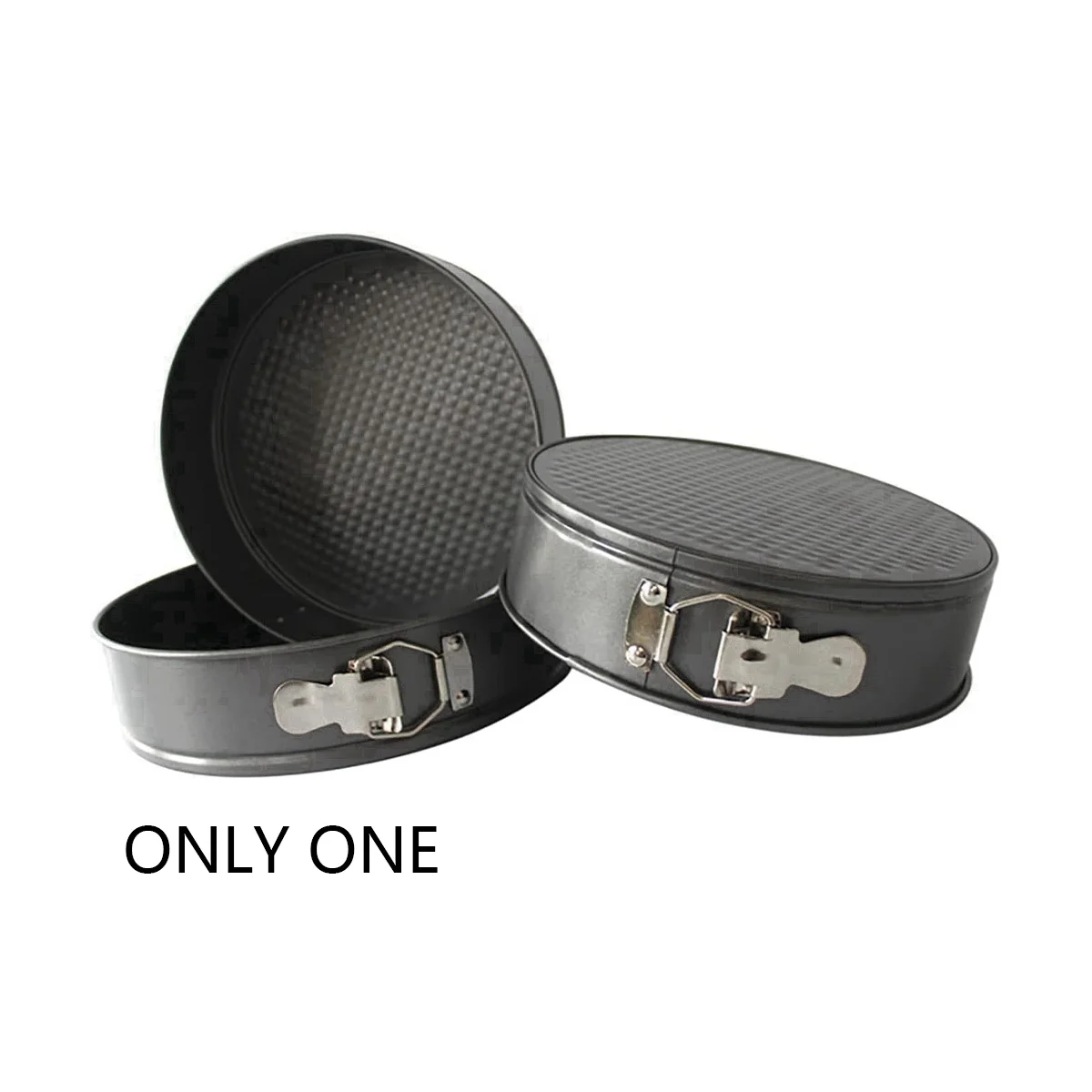 Round Leakproof Baking Cake Pan, Molde de estanho com fundo removível, 9 polegadas