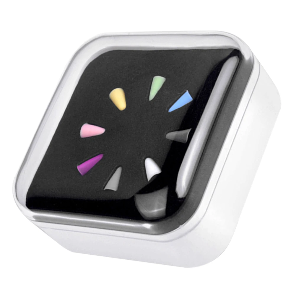 

8 шт. защитных накладок из премиального силикона для стилуса Apple Pencil 1/2, полная защита, ударопрочные, с противоскользящим покрытием для сенсорного экрана