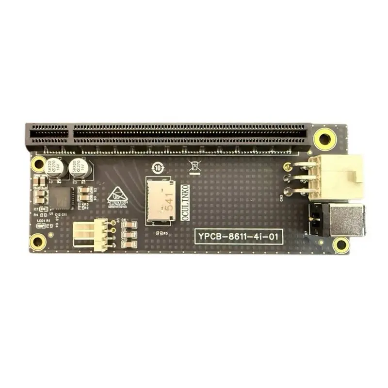 

ABIJ-Oculink SFF-8611 To PCIE X4 Adapter Card Oculink SFF8611 To PCIE 4.0 Adapter With GPU 6Pin Port 12V 5.5X 2.5 Power Port