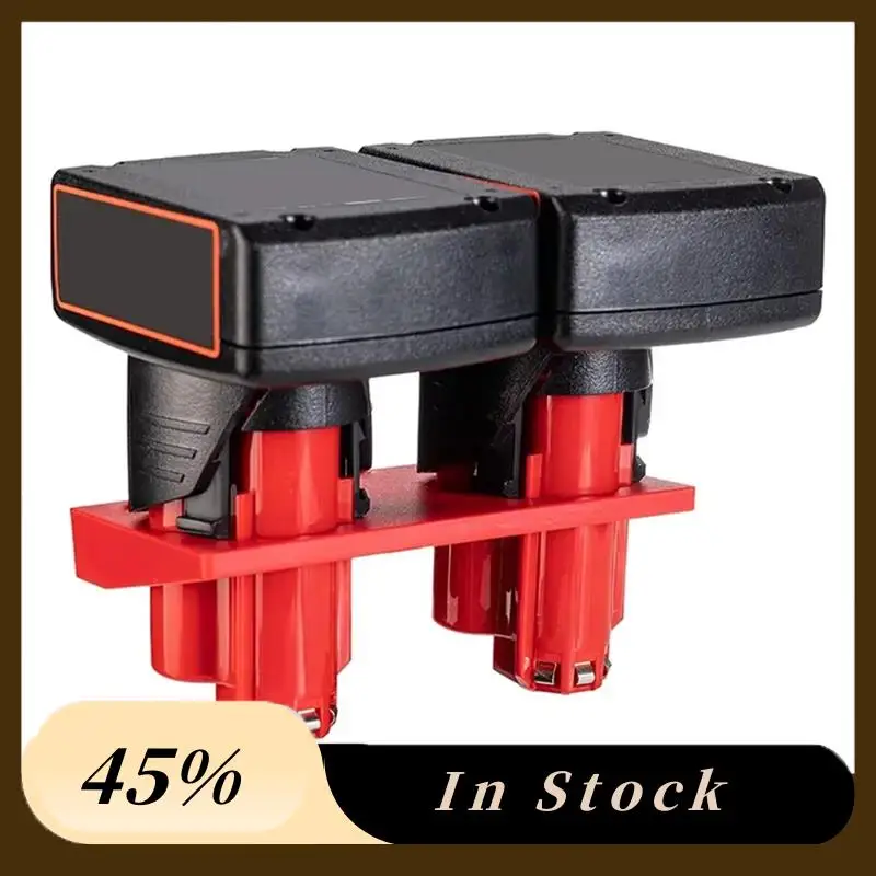 2025 Trendli- Battery Holder Wall Mount Dock Battery Storage Holder Fit For  12V Li- Battery