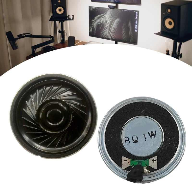 1W 8Ohm Speaker 40mm Round Replacement Loudspeaker Subwoofer Multimedia