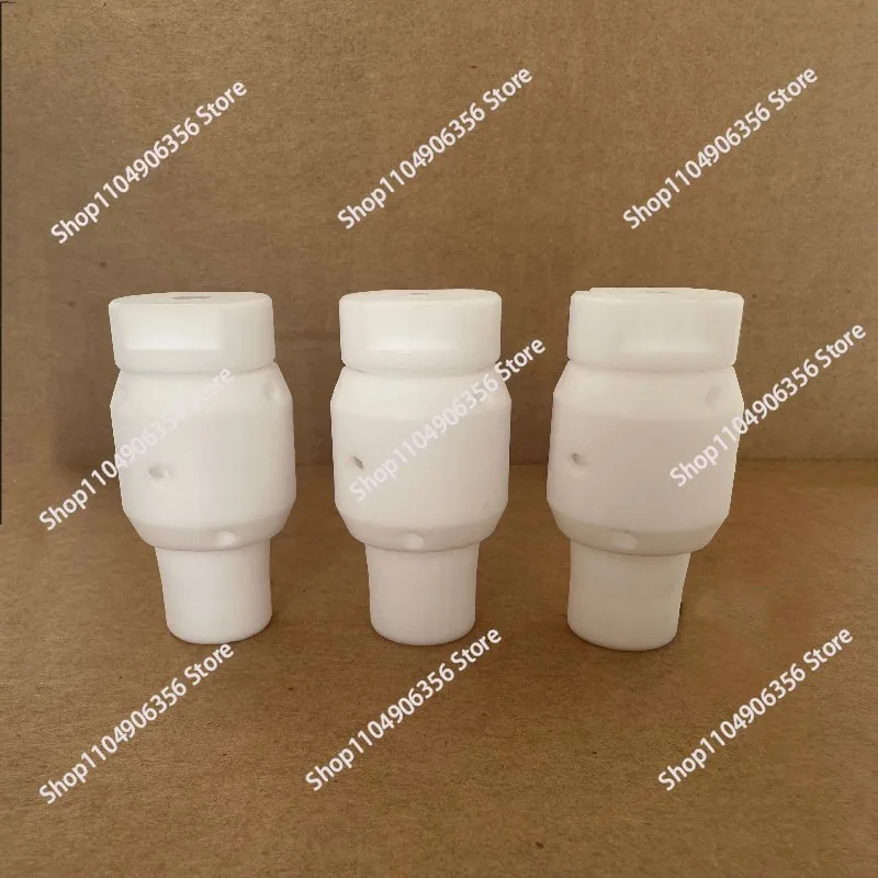 DN8 360 degree automatic rotary cleaning columnar nozzle G1/4 PTFE spray CIP cleaning white nozzle for industrial cleaning