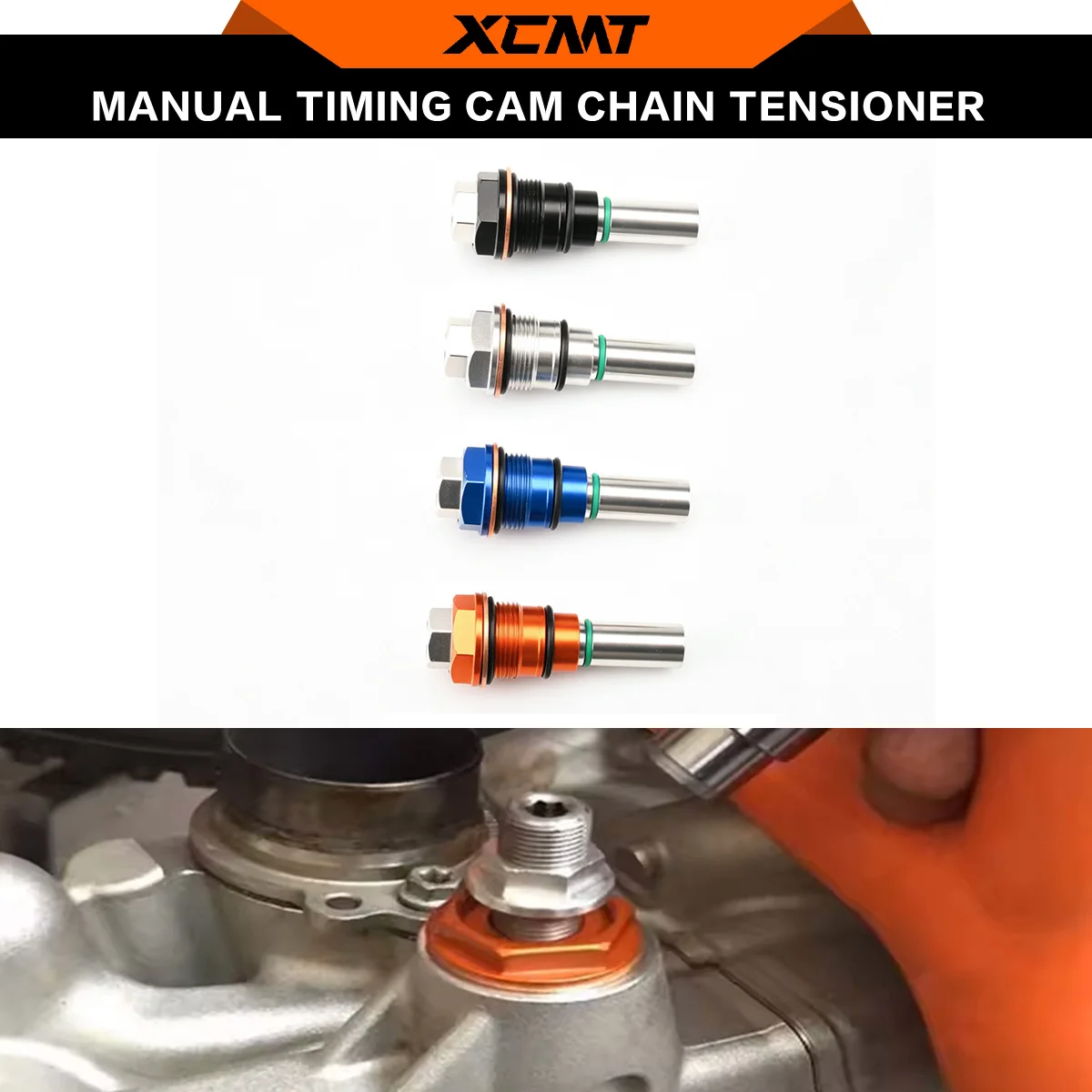Motorrad-Nockenwellen-Kettenspanner für KTM 790 Duke 890 R 690 Enduro SMC 1050 1090 1190 1290 Adventure, manuell einstellbare CNC-Teile