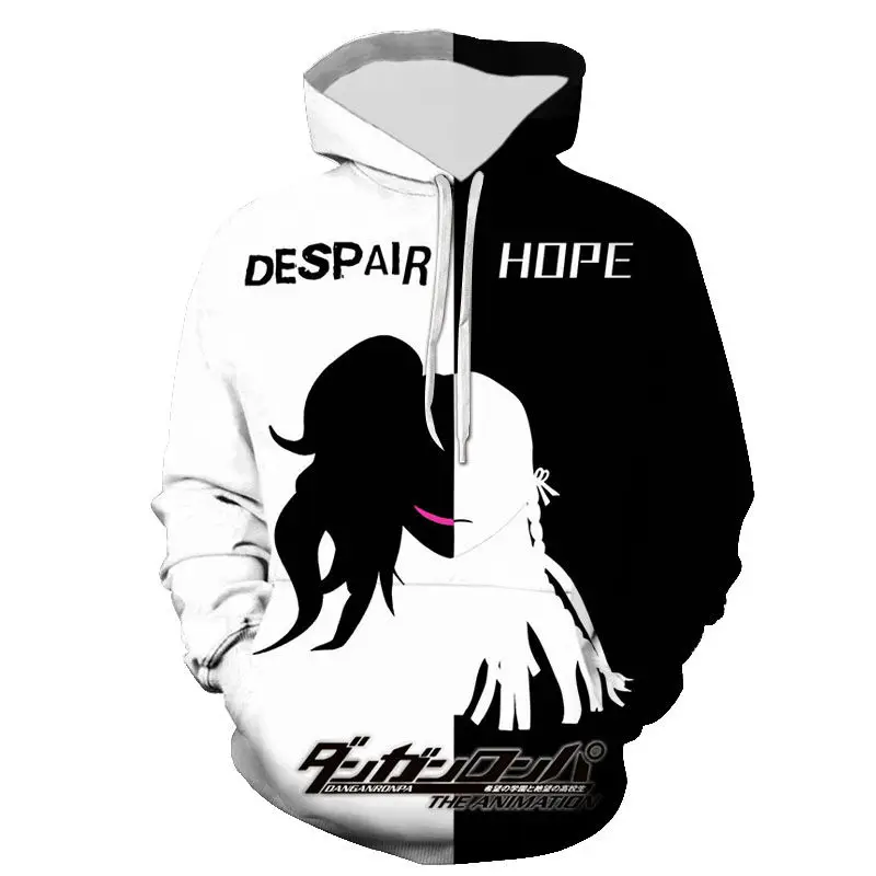 Nieuwe Mode Danganronpa Mode Hoodies Mannen Vrouwen Kinderen Sweatshirts 3d Geprint Pullover Streetwear Jongen Meisje Kinderen Casual Tops