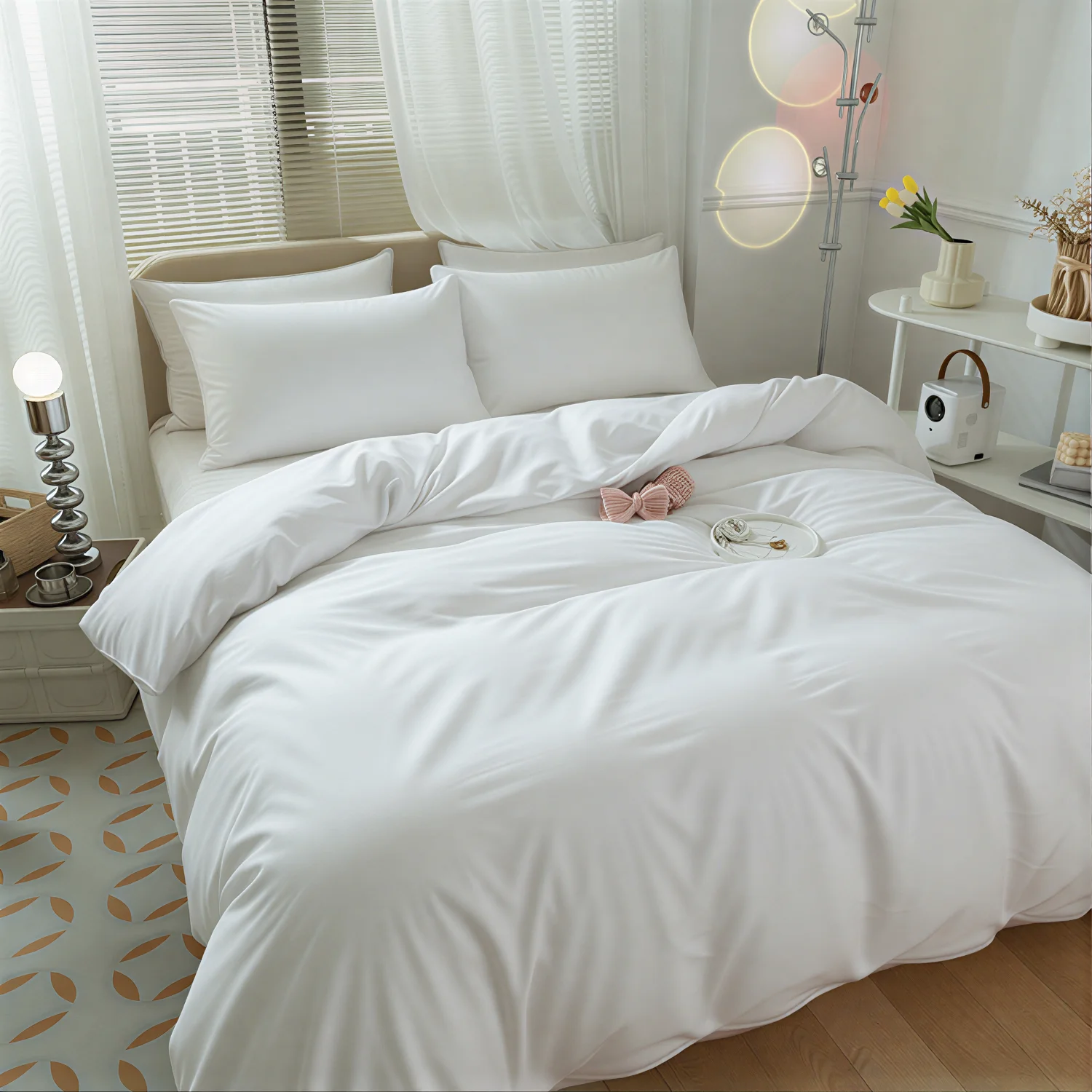 2/3 Piece Solid Color Ultra Soft Bedding Set, Includes 1Duvet Cover, 1/2 Pillowcases, Bedroom, Guest Room, Dorm, Perfect Fit For Twin, Full,Queen, King And Other Bed Sizes, Suitable For AllSeasons