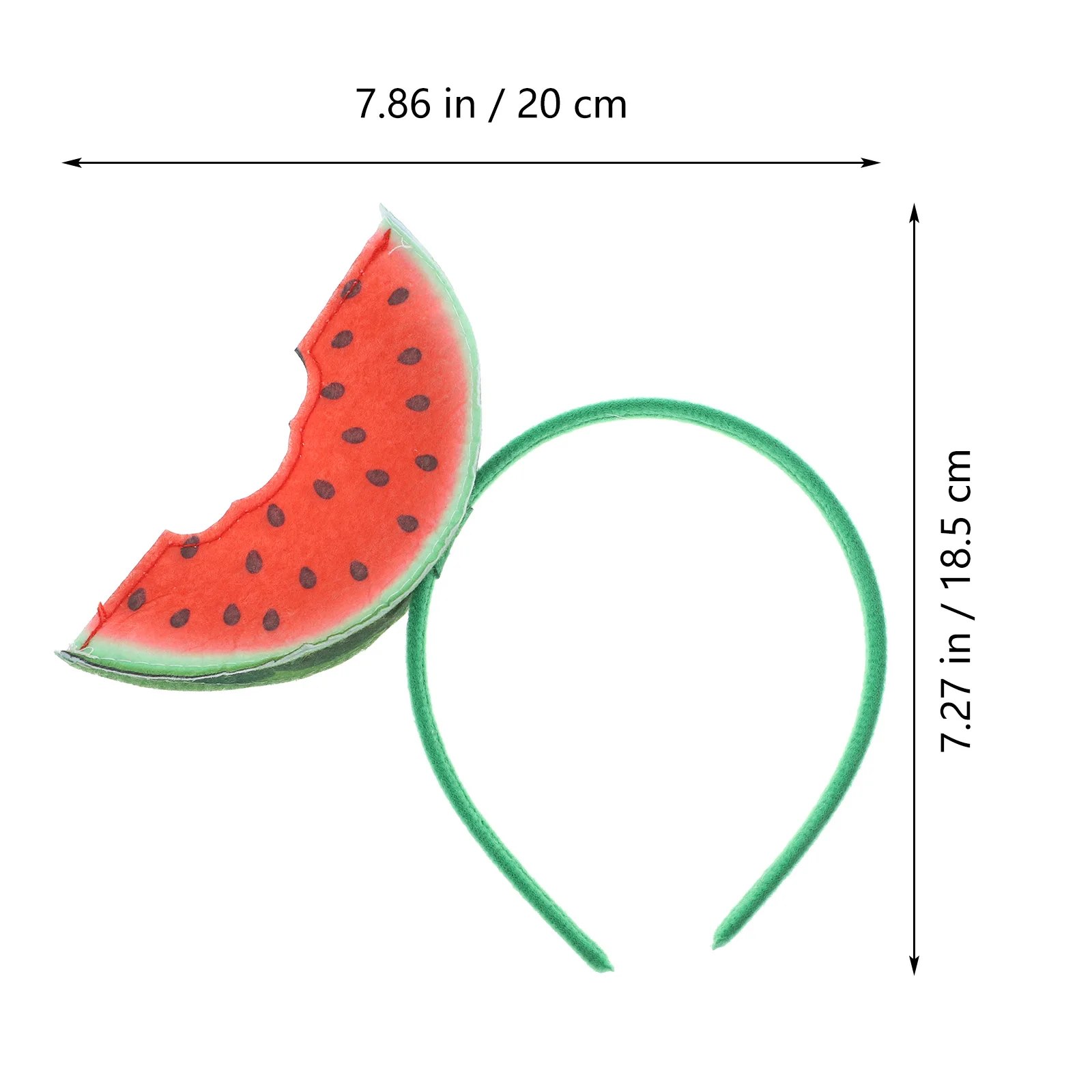

Watermelon Headband Adorable Summer Bopper Costume Headpiece Perfect for Parties Travel Daily Summer Hair Accessories Women