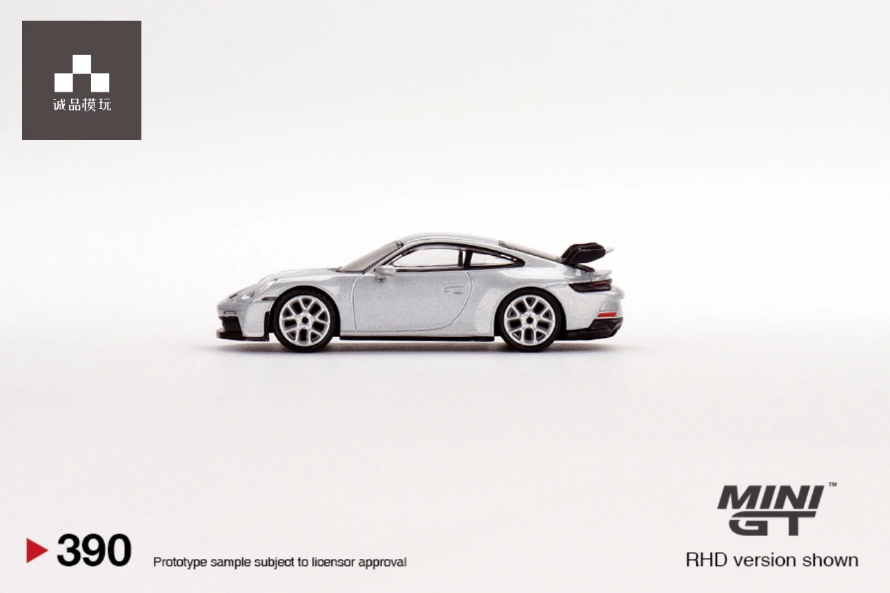 MINI GT #390 1/64  rwb 911 GT3 GT silver Die-cast Alloy Car Model Collection Display Gift