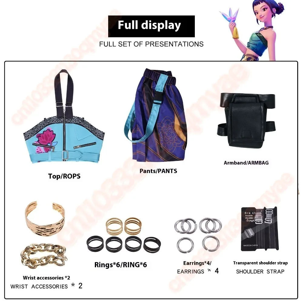 Disfraz de KPop Demon Hunters Huntrix para mujer, disfraz de rumi Zoey mira, trajes de fantasía, traje de fiesta de Carnaval y Halloween, 2025