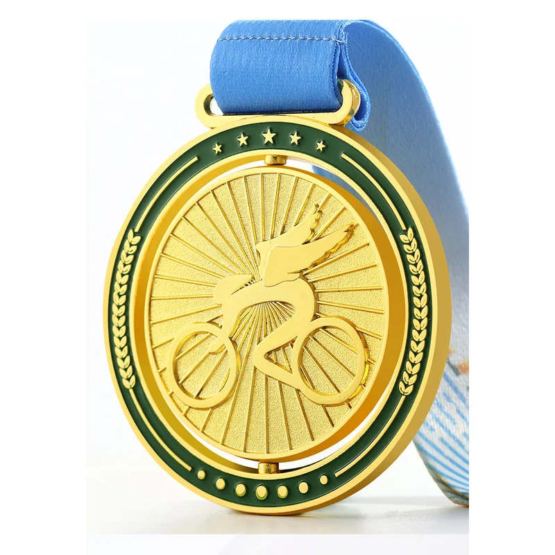 Customized Gold Silver And Bronze Medals For Mountain Bike, Off-Road Balance Bike Competitions. Suitable For Various Competition