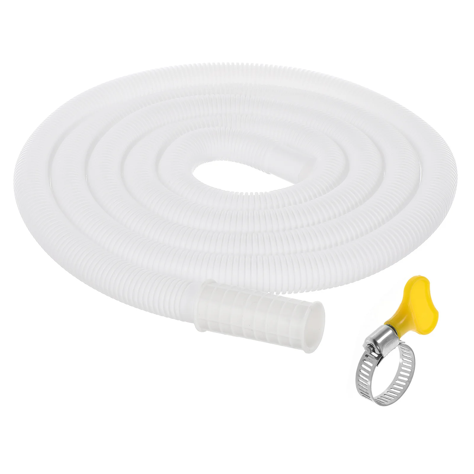 

Flexible Drain Hose for Air Conditioner Unit Washing Machine Extension Sturdy Pe Material with Stainless Steel Clamp