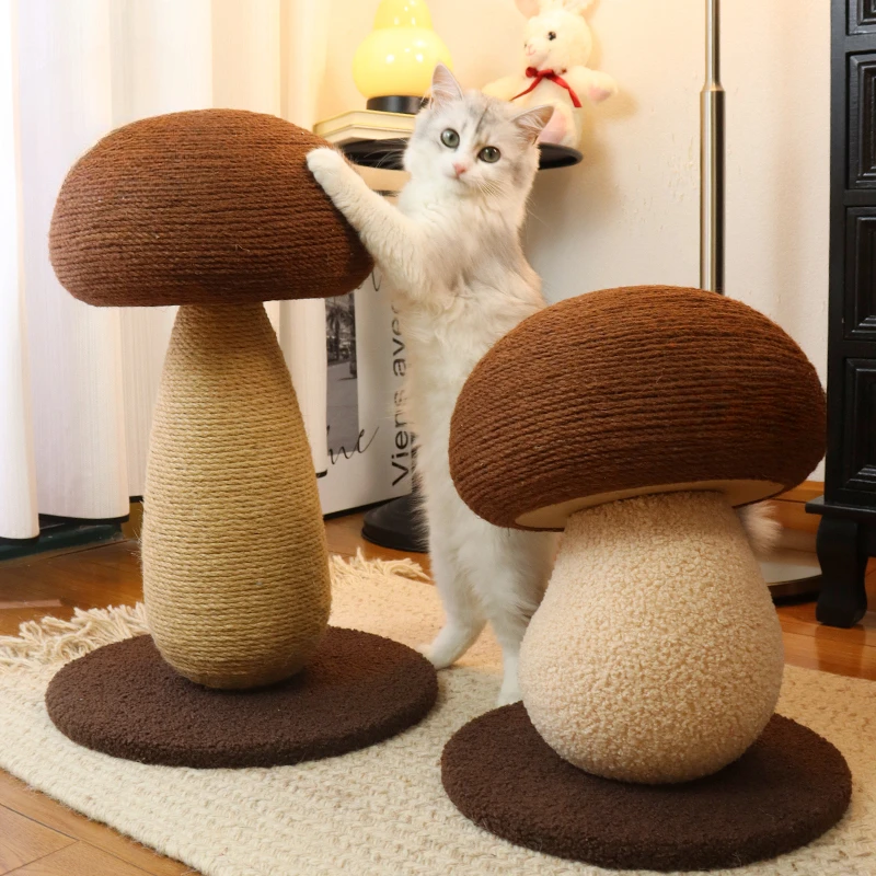 Mushroom Cat Scratch Board Sisal Cat Scratch Column Scratch Resistant