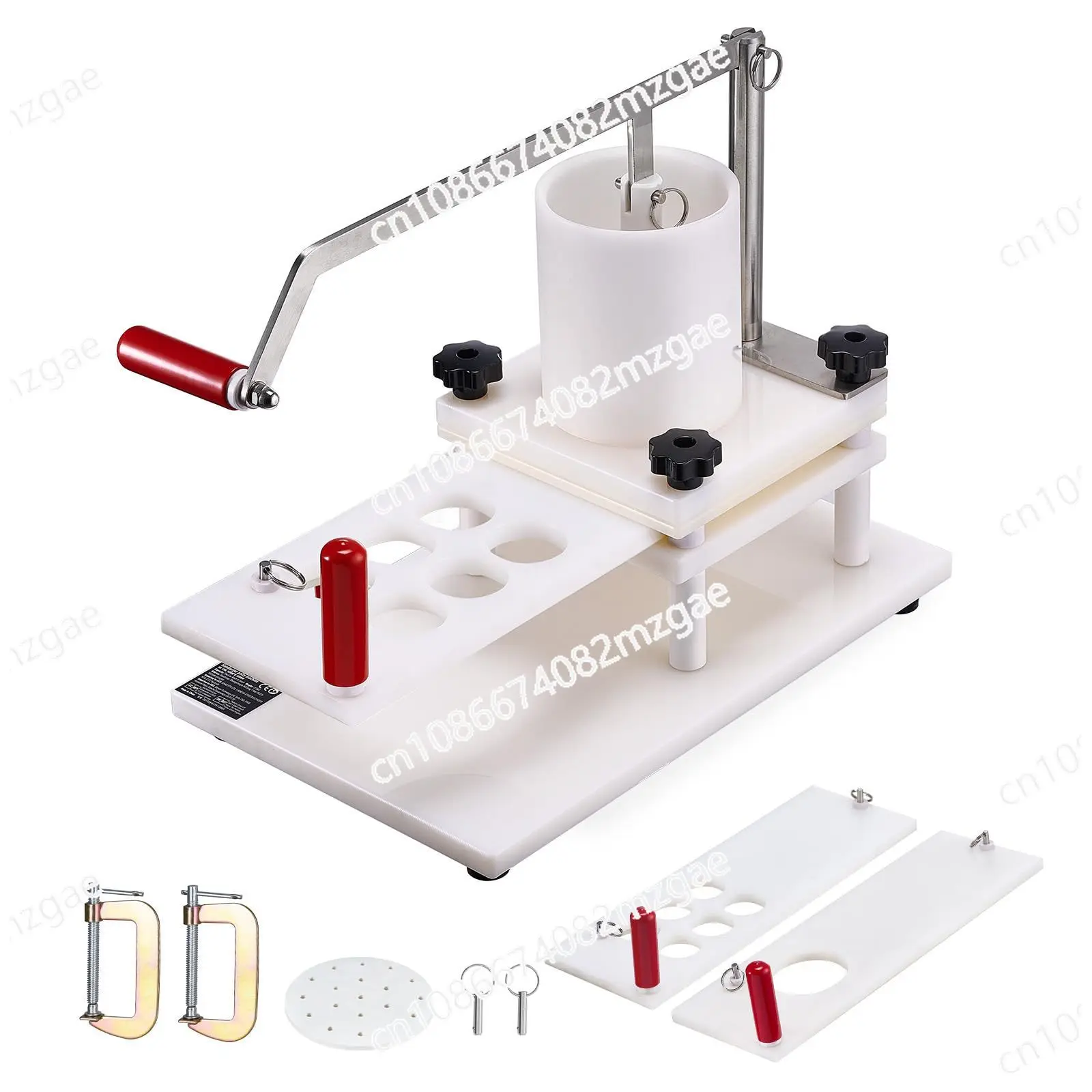 

Commercial Burger Patty Machine, 3 Convertible Molds (2/4/5 Inch) Manual Beef Patty Machine