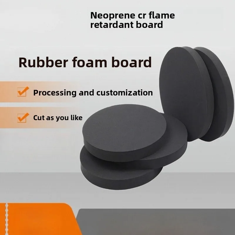 100cm Closed Cell CR Neoprene Sponge Foam Sheet Roll Easy Cut Weather Seal Rubber Insulation Soundproof Padding Non Adhesive DIY - view 2